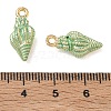 Brass with Enamel Charms KK-CBA61F8-01G-02-3