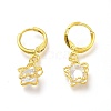 Brass Huggie Hoop Earrings EJEW-Z003-04G-2