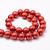 Shell Pearl Bead Strands BSHE-L026-08-12mm-2