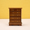 Wooden Five-Drawer Cabinet Miniature Ornaments PW-WGA66F2-02-1