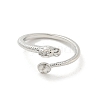 Brass Cup Peg Open Cuff Ring Settings LS-KK-G518-10P-01-2