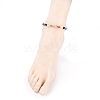 Handmade Millefiori Glass Beads Anklets AJEW-AN00341-02-5