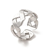 Non-Tarnish 201 Stainless Steel Finger Rings RJEW-H223-01P-05-1