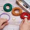 Craftdady 25 Bundles 25 Colors Waxed Polyester Cord YC-CD0001-03B-4