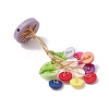 Resin Button Tree of Life Decorations AJEW-JF03414-02-5