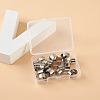 Kissitty 36Pcs 6 Style 304 Stainless Steel Cuff Earring Findings STAS-KS0001-18-24