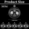 10Pcs Transparency Acrylic Christmas Balls Pendants DIY-CP0013-38A-2