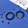 DIY Chakra Stretch Bracelet Making Kits DIY-JP0005-63G-4