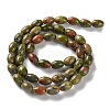 Natural Unakite Beads Strands G-I369-B13-01-3