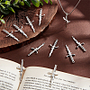 30Pcs Tibetan Style Alloy Connector Charms TIBEP-UN0001-09-2