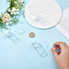 Plastic Nail Art Stamper Scraper with Cap MRMJ-CP0001-53-3