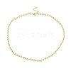 Rack Plating Brass Ball Chain Necklaces for Women NJEW-G102-01B-G-1