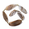 Natural Gray Agate Beads Strands G-K348-09-1
