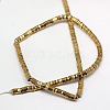 Electroplate Non-magnetic Synthetic Hematite Beads Strands G-J165-2mm-02-2