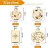 BENECREAT Alloy Pendants FIND-BC0001-89-2