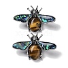 Tibetan Style Alloy Insect Brooches JEWB-A021-03AS-03-1