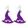 Halloween Alloy Acrylic Dangle Earrings FS-WG03594-12-1