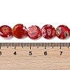 Handmade Millefiori Lampwork Beads Strands LAMP-G166-17B-05-4