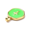 Brass Enamel Pendants KK-G417-01LG-03-3