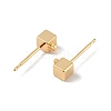 Brass Stud Earring Findings KK-R164-03G-2