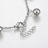 304 Stainless Steel Anklets AJEW-G016-01-4