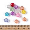 Transparent Crackle Glass Beads CCG-R001-8mm-M-3