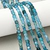 Natural Dragon Veins Agate(Dyed & Heated) Beads Strands X-G-G177-E15-03-5