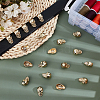 20Pcs Alloy Shank Buttons BUTT-PH0001-82B-G-4