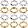 SUNNYCLUE 60Pcs 2 Colors Brass Bead Frames KK-SC0004-63-1