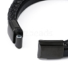 Microfiber Leather Cord Bracelets BJEW-P328-14A-3