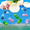 25Pcs 5 Styles Mini Tortoise & Duck Resin Display Decorations RESI-YW0001-61-6