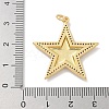 Brass Micro Pave Clear Cubic Zirconia Pendants KK-M300-08G-03-3