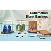 Biyun DIY Sublimation Dangle Earring Making Finding Kits DIY-BY0001-36-21