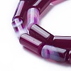 Natural Dyed Agate Beads Strands G-G775-A-14-3