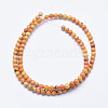 Natural Imperial Jasper Beads Strands G-A175B-4mm-07-2