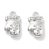 Micro Pave Clear Cubic Zirconia Pendants KK-M102-07P-1