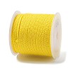20M Polyester Braided Cord for Jewelry Making OCOR-G015-04A-11-3