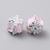 Handmade Polymer Clay Rhinestone Beads CLAY-WH20005-002A-01-2