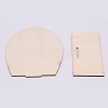 Wooden Painting Mold WOOD-WH0110-37-1