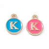 Alloy Enamel Charms ENAM-C007-07KCG-2