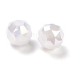 Electroplate Opaque Glass Beads EGLA-B003-02A-06-2
