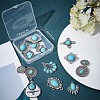 16Pcs 8 Styles Synthetic Turquoise Pendants FIND-SC0003-47-7