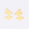 Brass Cabochons KK-WH0034-54G-04-2