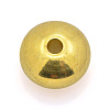 Brass Flat Round Spacer Beads KK-D352-B-1