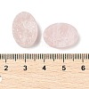 Natural Rose Quartz Cabochons G-K338-38A-02-3