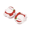 Christmas Food Grade Silicone Focal Beads SIL-A008-01A-2