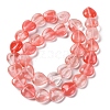 Cherry Quartz Glass Beads Strands G-I372-A02-01-5