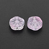 Two Tone Transparent Spray Painted Glass Beads GLAA-T022-23-C02-3