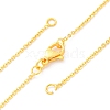 1.5MM Brass Cable Chain Necklace Making NJEW-D302-75G-1