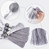 Gorgecraft 8Pcs Polyester Tassel Pendant Decorations HJEW-GF0001-23A-4